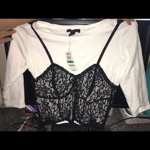 NWT Material girl top